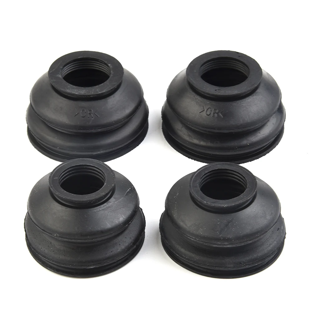 

4 PCS Protective Dust Boot Covers Universal Rubber Ball Joint Rubber Dust Boot Covers Track Rod End Set Kit Chassis Parts