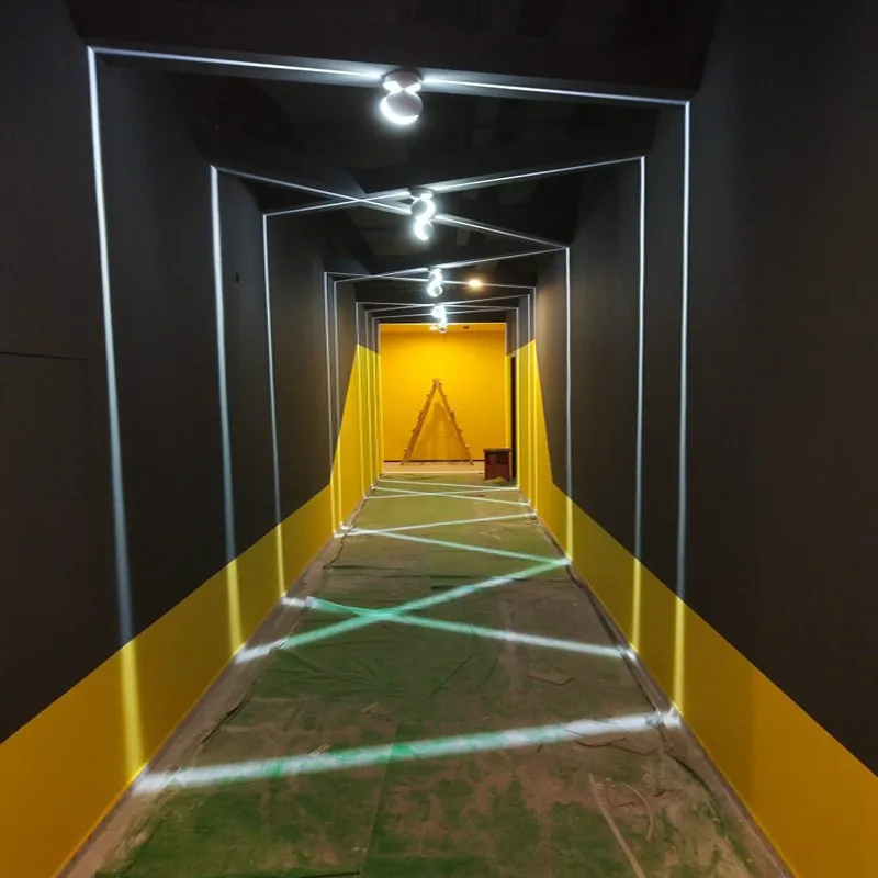 

Светодиодный светильник, декоративные настенные лампы RGB, внутреннее освещение с дистанционным управлением, коридор, 360 градусов, декоратив...