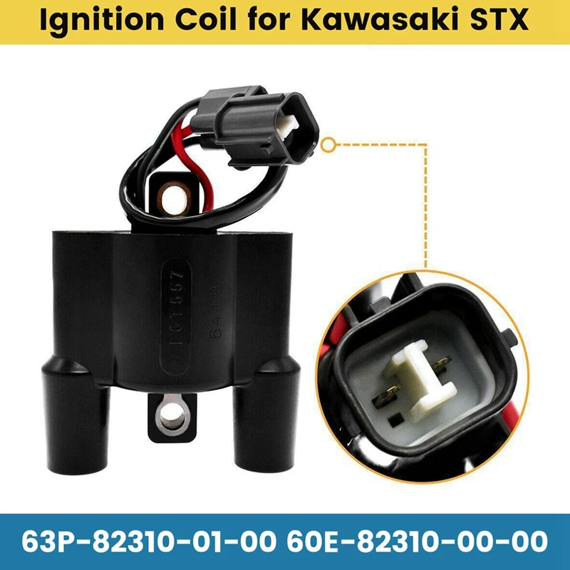 Катушка зажигания для Kawasaki STX 15F F6T557 63P-82310-01-00 60E-82310-00-00
