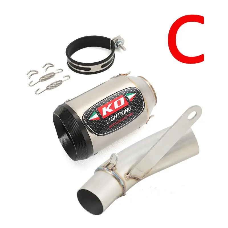 

Углеродное волокно нержавеющая сталь выхлопной глушитель для мотоцикла средняя звеньевая труба для QJMOTOR QJ800GS-G SRK800RR 2023-2024