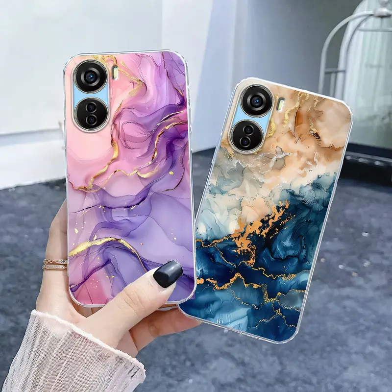 LCEHTOGYE Cover per ZTE Blade V40 Design,Nero Custodie Morbido Silicone Case Ultra Sottile TPU Flessibile Protettiva Custodia per ZTE Blade V40 Design (6,60) - KE10