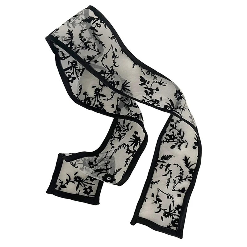 

Bows Hair Bands Hair Tie Tied Hair Tie Black Skinny Scarf Headband Lace Hairband
