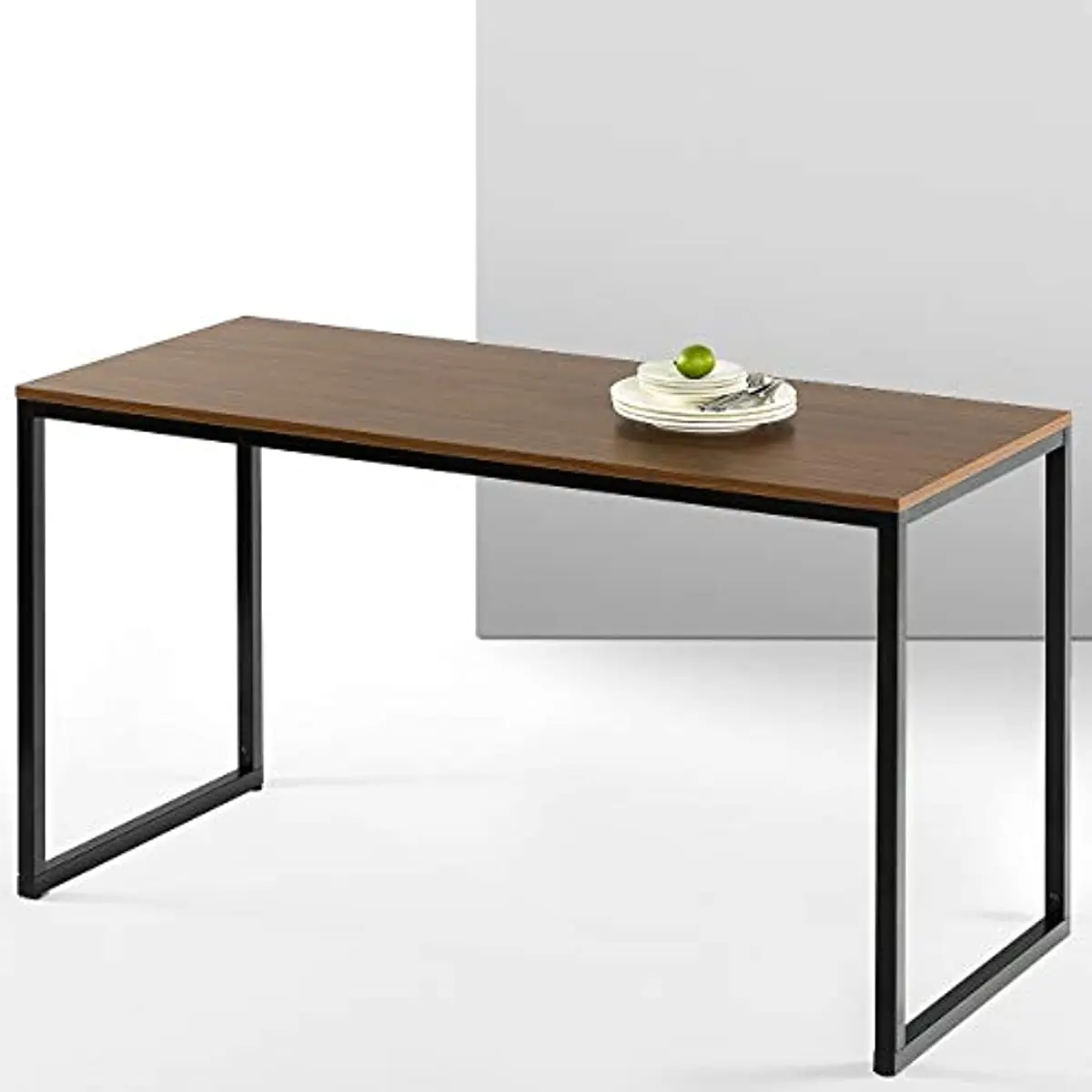 

ZINUS Дженнифер 55-дюймовый белый стол с рамой/Компьютерная рабочая станция/офисный стол/обеденный стол/легкая сборка, натуральный