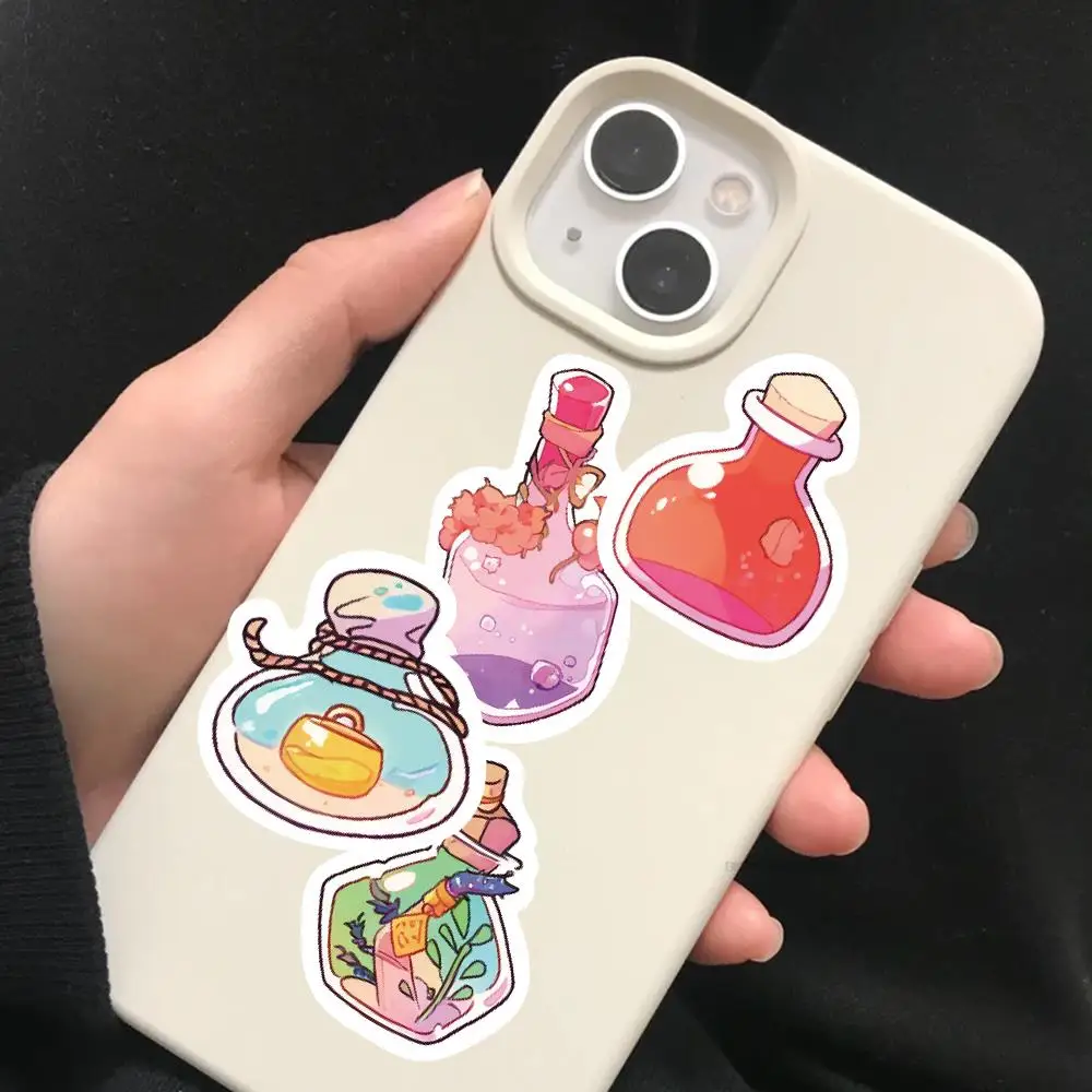 100 шт. водостойкие наклейки в виде бутылки для скейтборда