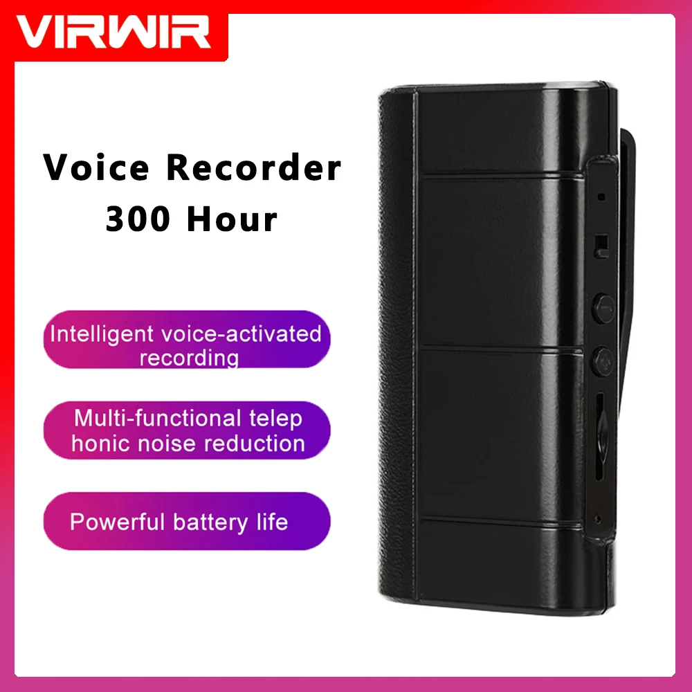 

Цифровой мини-диктофон 8G, профессиональный маленький диктофон с голосовым активацией, диктофон HD с шумоподавлением, аудиорекордер, mp3-плеер