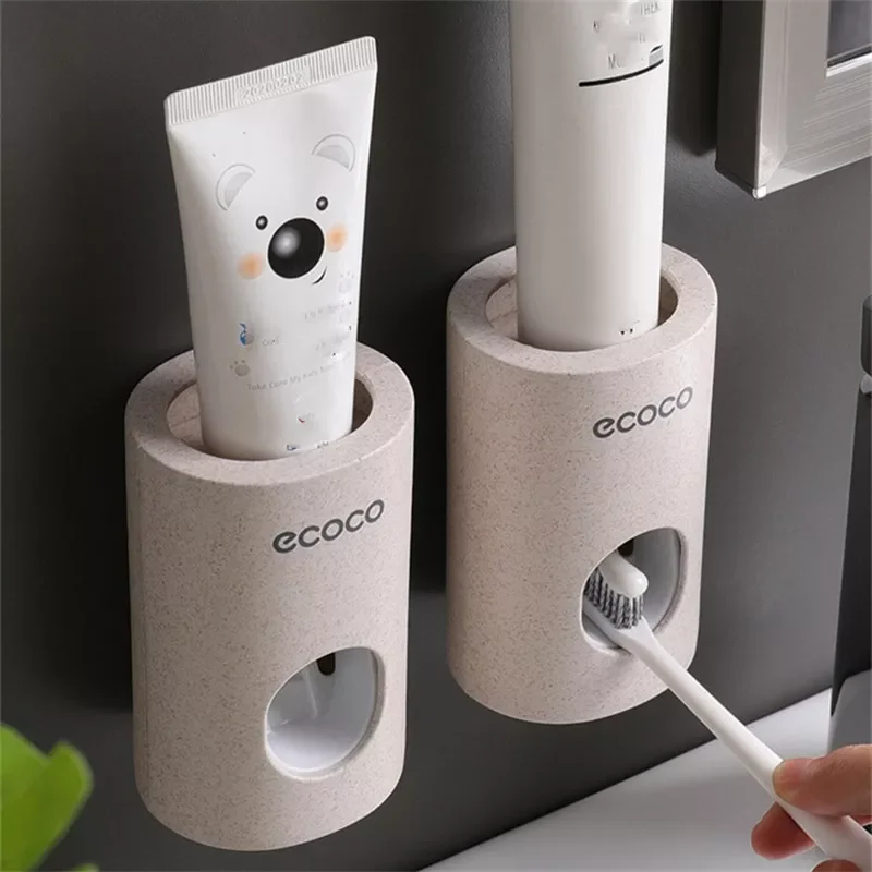 

Automatic Toothpaste Dispenser non-toxic Wall hanger Mount Dust-Proof Toothpaste Squeezer toothpaste holder bathroom accessories
