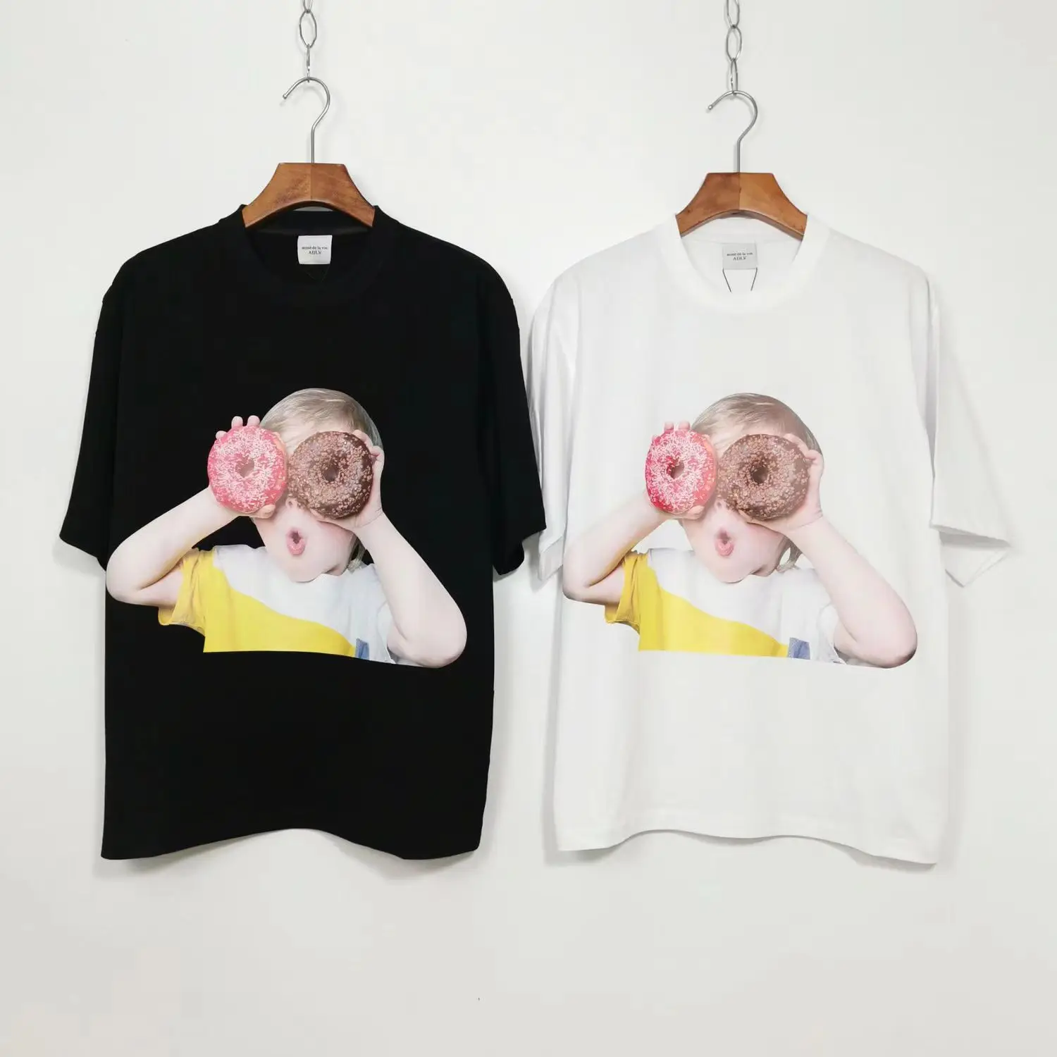 

Korean Brand T Shirt For Men Cotton Luxury Short Sleeve Top Funny Kids Print Shirts Fashion Street Men's Tees Male Streetwear