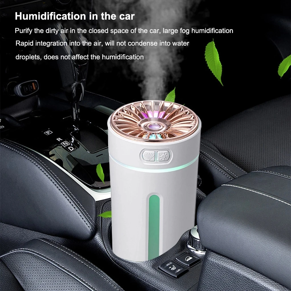 

300ml Wireless Car Air Freshener Mist Maker Fogger Portable Ultrasonic Air Humidifier With Light Home Aroma Diffuser Dropship