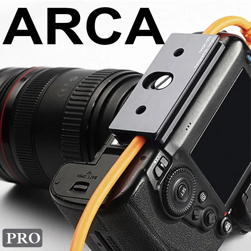 Bloque ARCA trípode monopié Placa de liberación rápida para accesorios de cámara,...