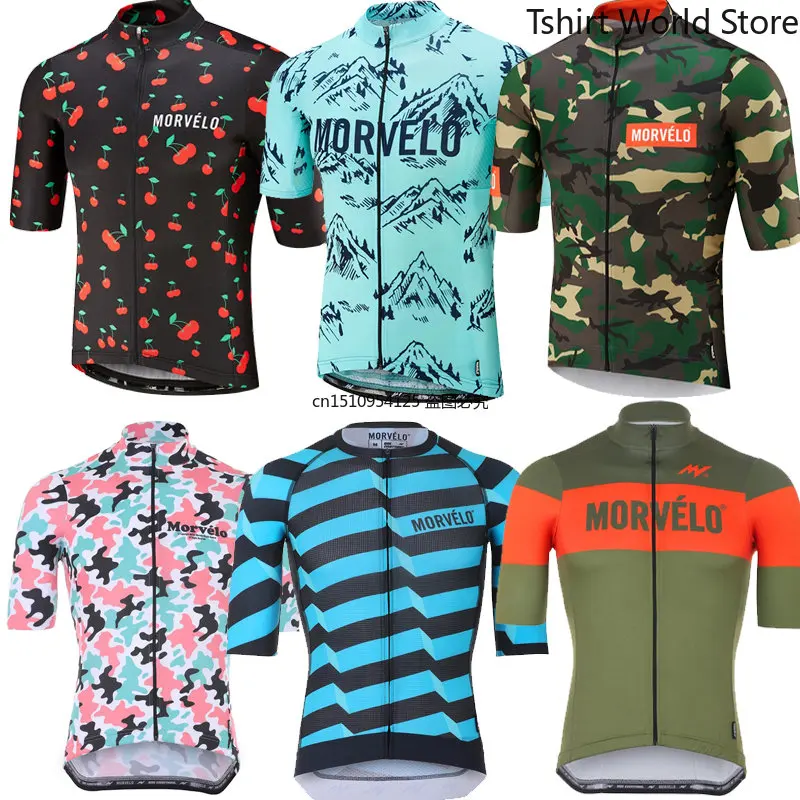 

Новинка 2020, мужские профессиональные Трикотажные изделия для велоспорта morвелосипеда с коротким рукавом, одежда для велоспорта, Мужская од...