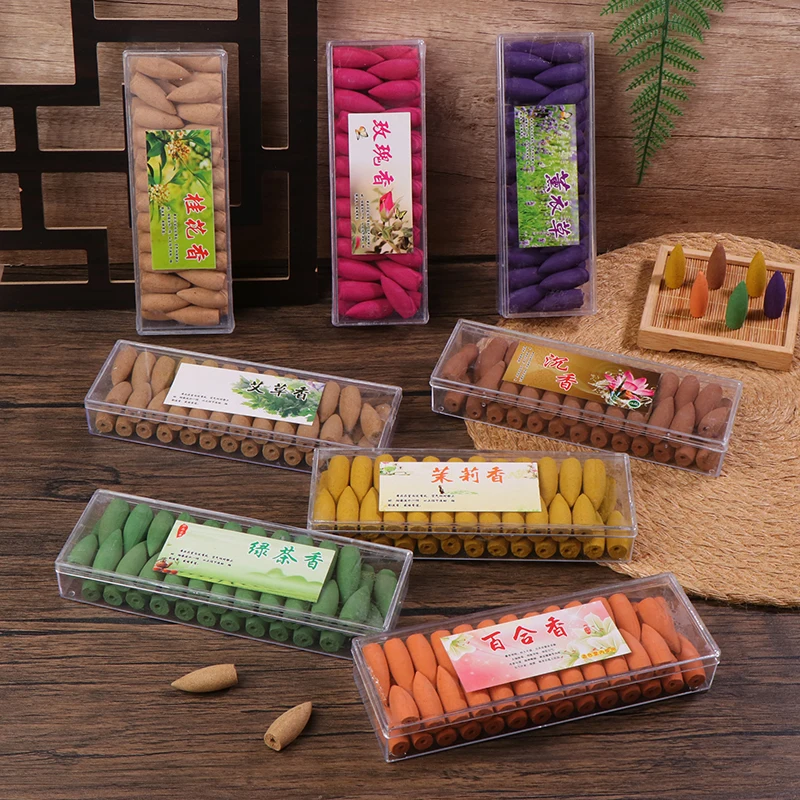 50 капсул/коробка ароматические конусы из сандалового дерева