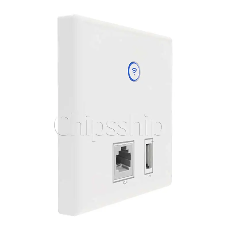 MR-LINK American Qualcomm Main Chip 300Mbps Wireless In-wall AP with 86 Panel ML-E536N