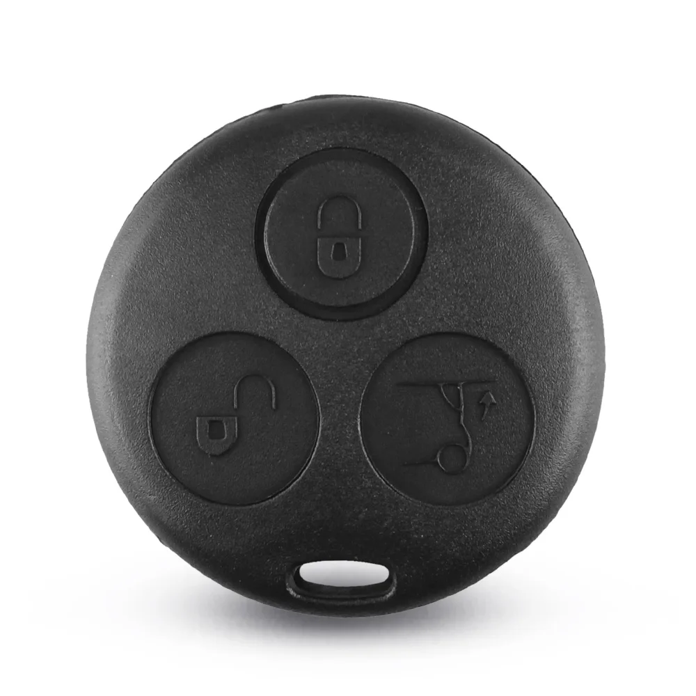 

KEYYOU для Mercedes Benz SMART Fortwo 450 Forfour Roadster чехол с 3 кнопками, пустое лезвие, пульт дистанционного управления, корпус ключа, сменный Автомобильный ключ