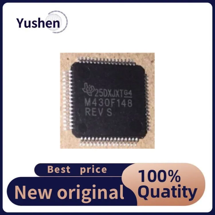 

10 шт., микроконтроллеры M430F148, MSP430F148IPMR, MSP430F148, чипы QFP64