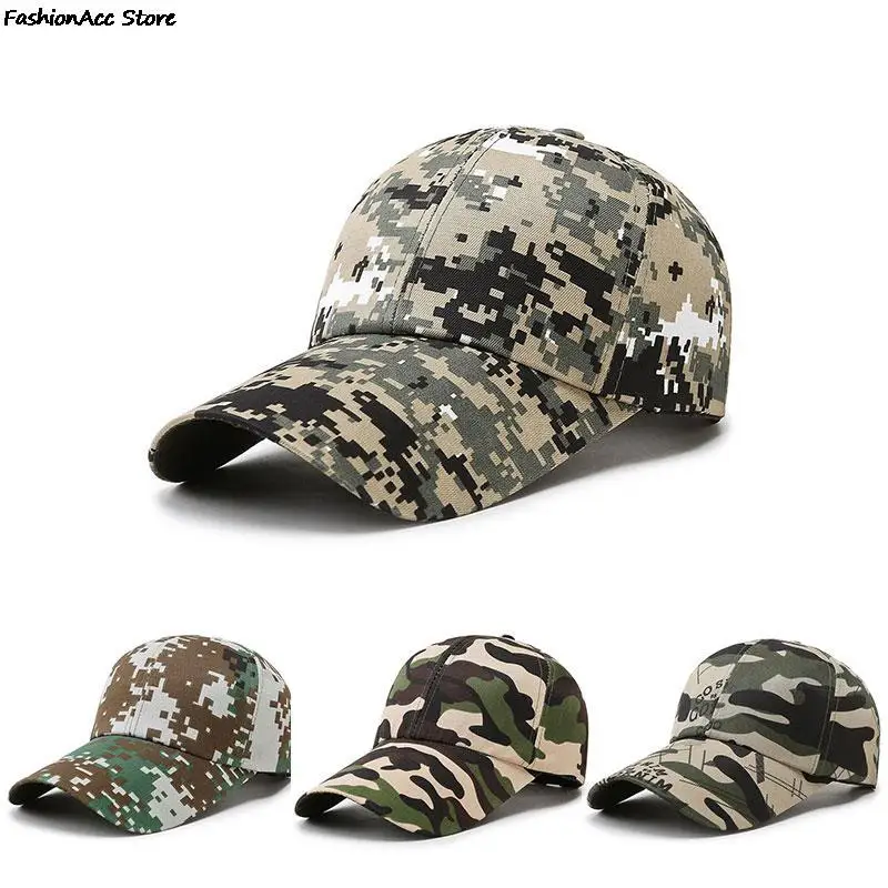 

Adjustable Baseball Cap Tactical Summer Sunscreen Hat Camouflage Military Army Camo Airsoft Hunting Camping Hiking Fishing Caps