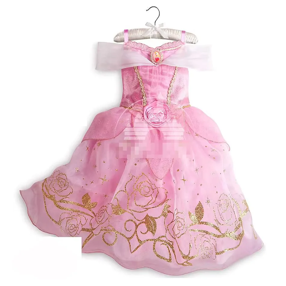 Комплект платьев Muababy Moana Jasmine Elsa Cinderella для девочек, сказочный праздничный костюм на Хэллоуин, карнавал, вечеринку, 2-8 лет, Vestido (art.: 3920da36fe785) - 3920da36fe785