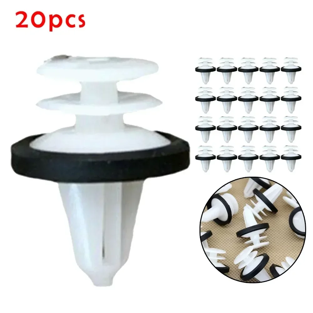 

Автомобильная обшивка панели зажимы двери W 713297 -S300 белый с уплотнителем, 20 шт. для фиксаторов формовки Форда, практичные пластиковые автомобильные аксессуары