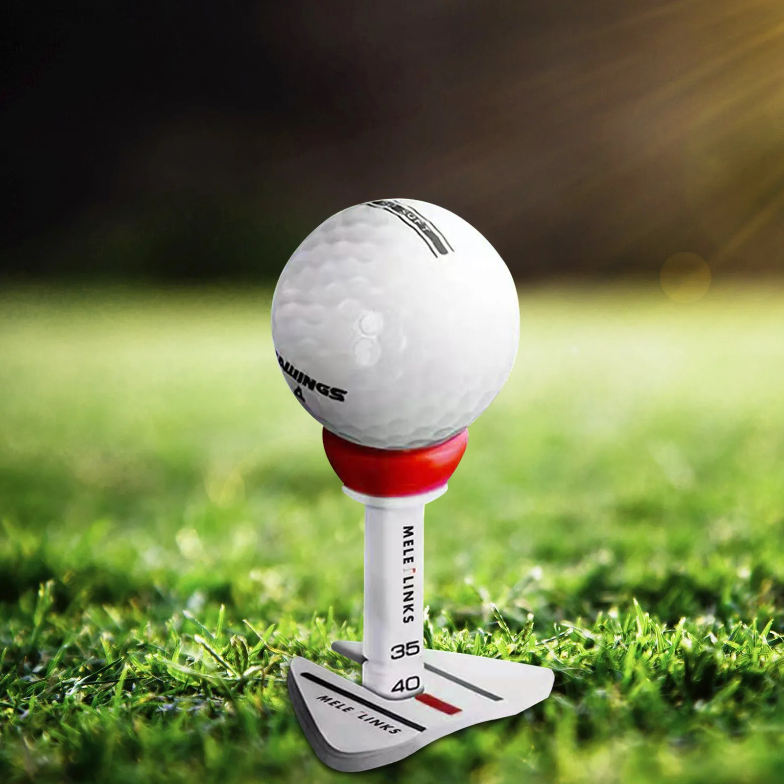 

Malleable Step-down Golf Tees Double Step-down Golf Ball Holder Adjustable Golf Tees Golf Ball Marker For Pleasure Golf Training