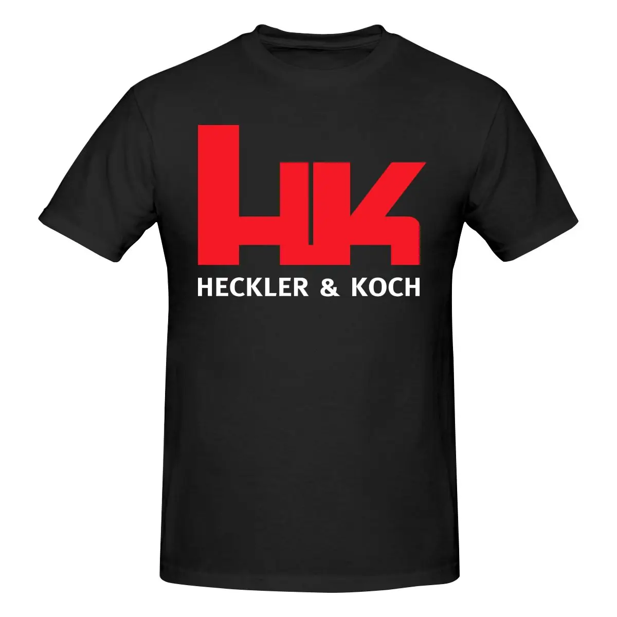 Мужская футболка Funny Hk Heckler Koch Топы с принтом свободные и облегающие женские