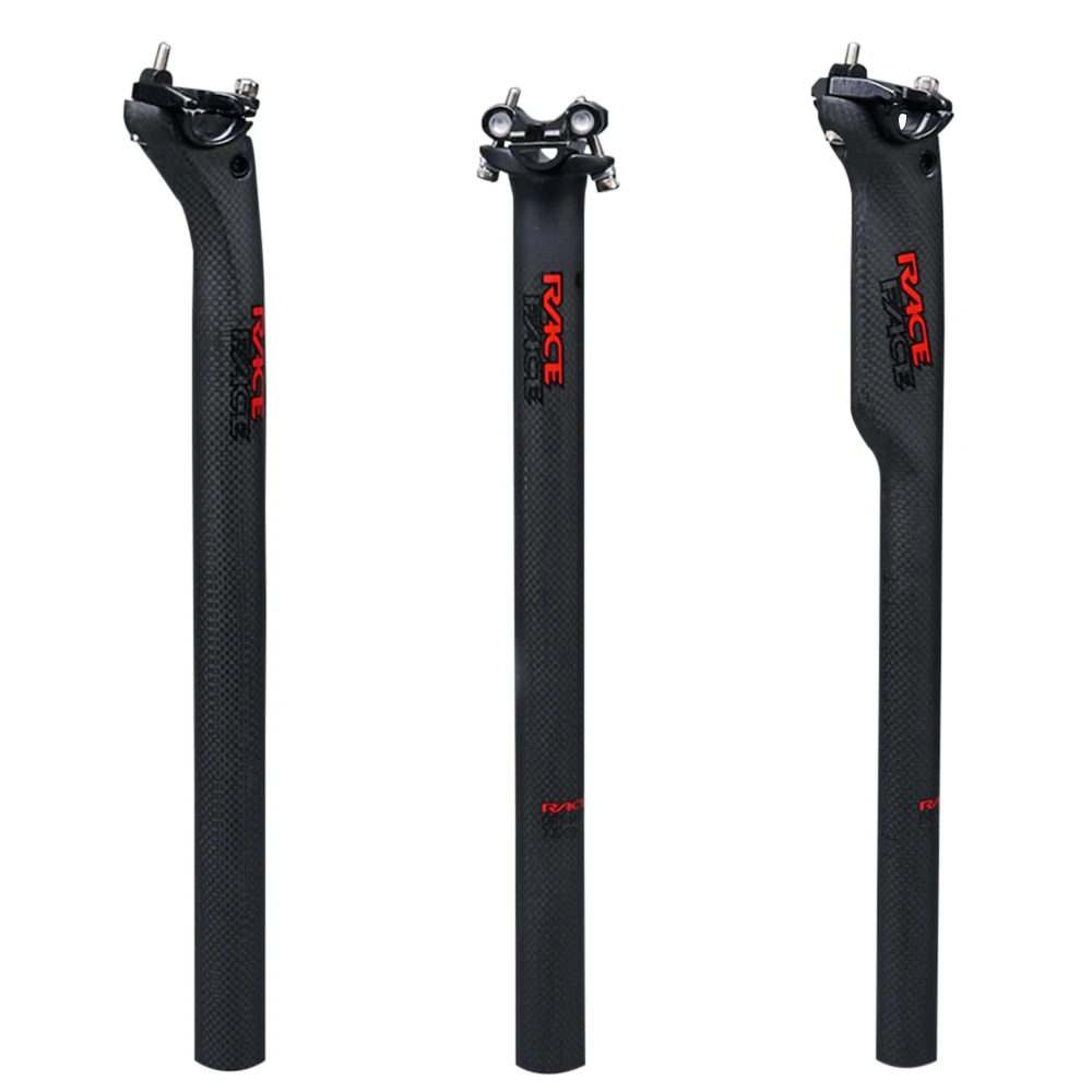 TOSEEK Гонка Лицо Рядом черный красный матовый труба из углеродистого волокна 3K