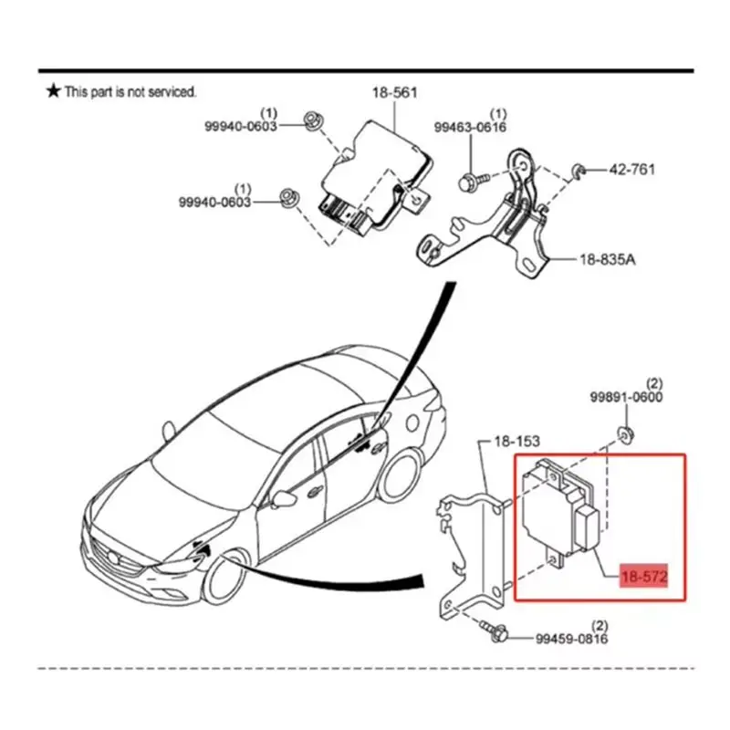 Фото Блок управления ЭБУ (ECU) и модуль преобразователя DCDC для Mazda 2, 3, 6, CX-3, CX-5, CX-8 2014-2017 гг., номера 0410517869, PE0318572, для CX-5-N29R №2