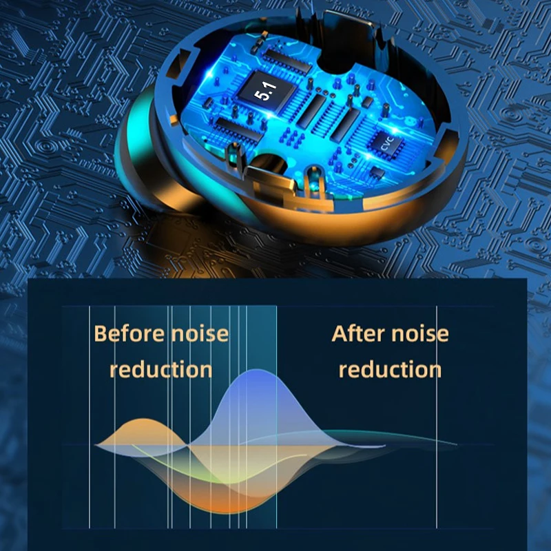TWS-стереонаушники с зарядным футляром и поддержкой Bluetooth 5 0 2200 мА · ч |