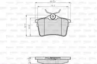 

VALEO 872765 REAR BRAKE BALATASI P308 SW 1,4 16V / 1,6 16V / 2,0 / 1,6HDI / 2,0HDI 09 / 07PARTNER TEPEE BERLINGO III 1,6 / 1,6HD