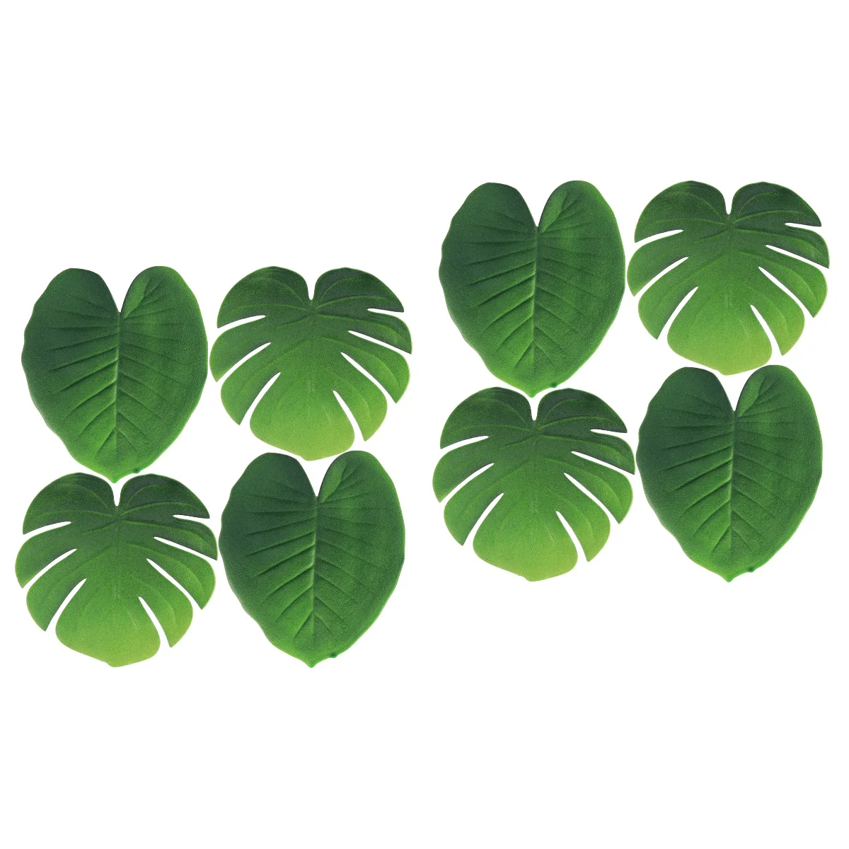

8 Coaster Jungle Theme Party Supplies Outdoor Placemats Luau Party Decorations Table Mat Paper Placemats