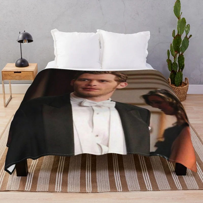 

Klaus Mikaelson Thick blankets Coral Fce Plush Decoration Multi-fuion Throw Blanket for Bed Home Camp Office