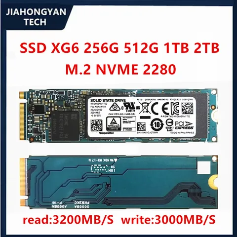 Оригинальный SSD Toshiba/LIOXIA XG6