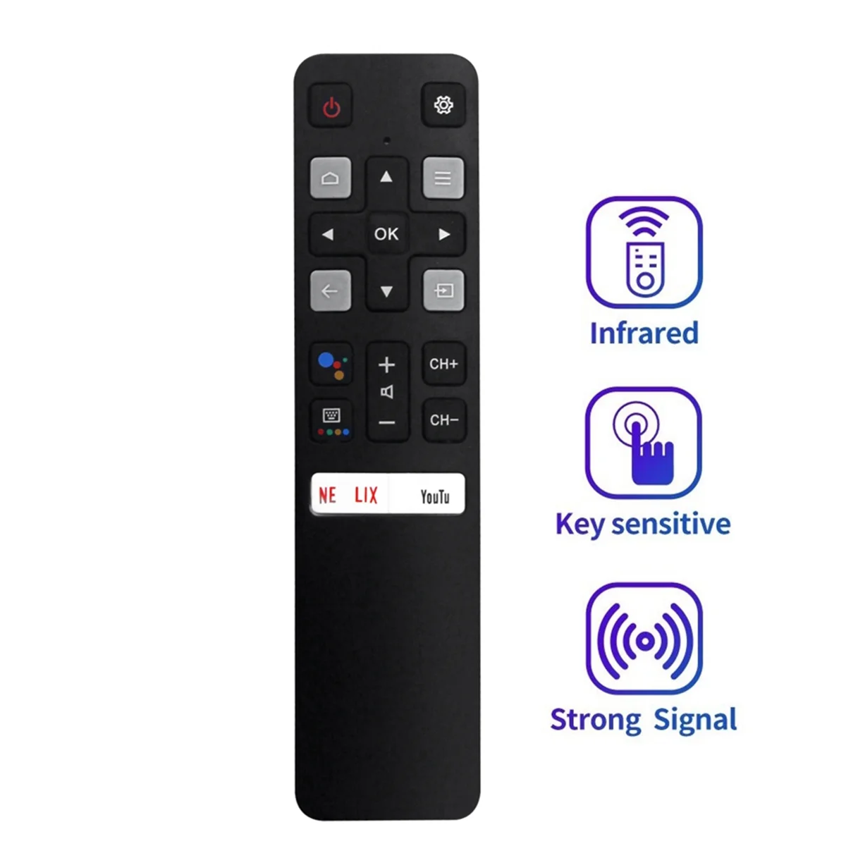 Пульт дистанционного управления RC802V FNR1 для TCL Android 4K UHD Smart TV 65P8S 55P8S 55EP680 49S6800