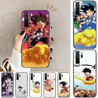 hot selling dragon ball black soft cover the pooh for huawei nova 8 7 6 se 5t 7i 5i 5z 5 4 4e 3 3i 3e 2i pro phone case cases