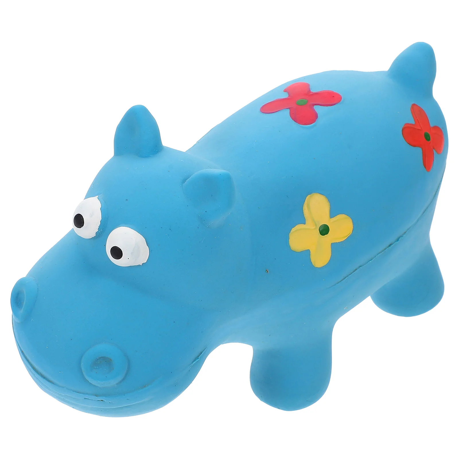 

Dog Molar Plaything Squeaky Teething Toy Hippo Shaped Chewing Toy Funny Toy