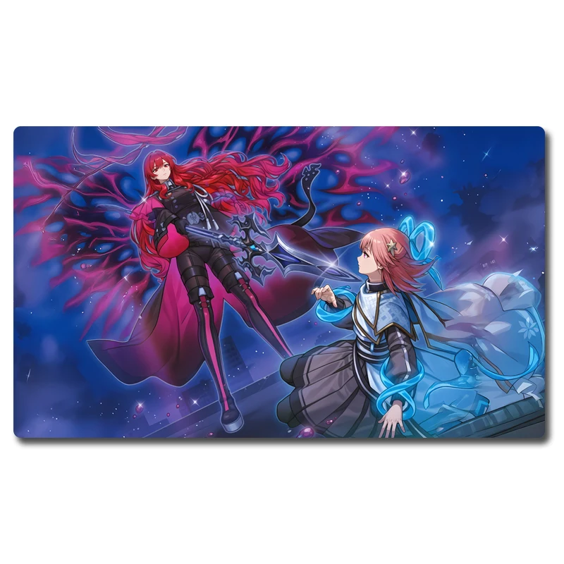 Игровой коврик Yugioh Exosisters Bat Mater Yu-Gi-Oh! TCG OCG Коллекционные карточные игры Коврик Duel Plate Резиновый коврик для карт Коврик для мыши (art.: 3920d2da4f892) - 3920d2da4f892