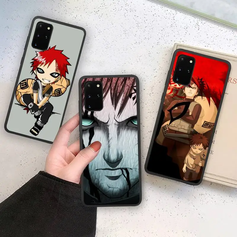 

Anime Naruto Gaara Phone Case Soft For Samsung Galaxy Note20 ultra 7 8 9 10 Plus lite M21 M31S M30S M51 Cover