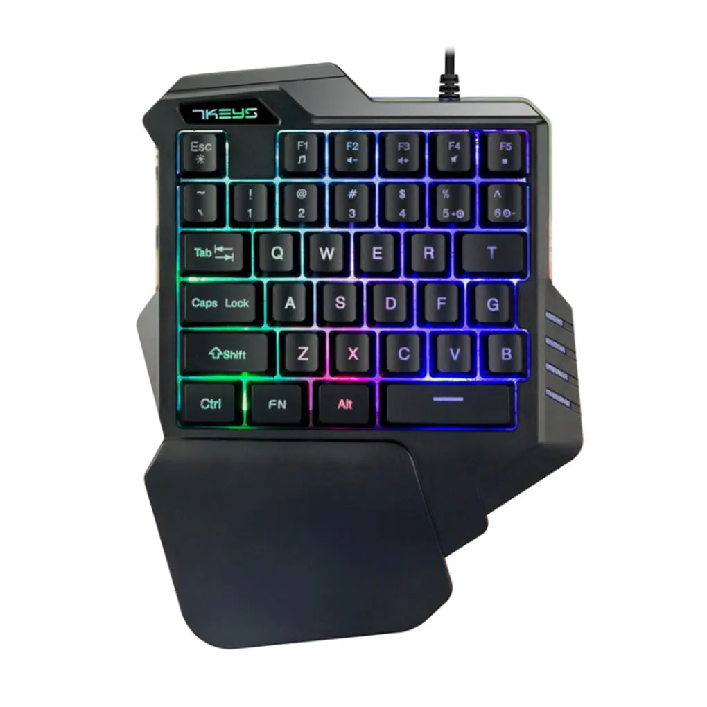 

Проводная игровая клавиатура со светодиодной подсветкой, 1-6 м