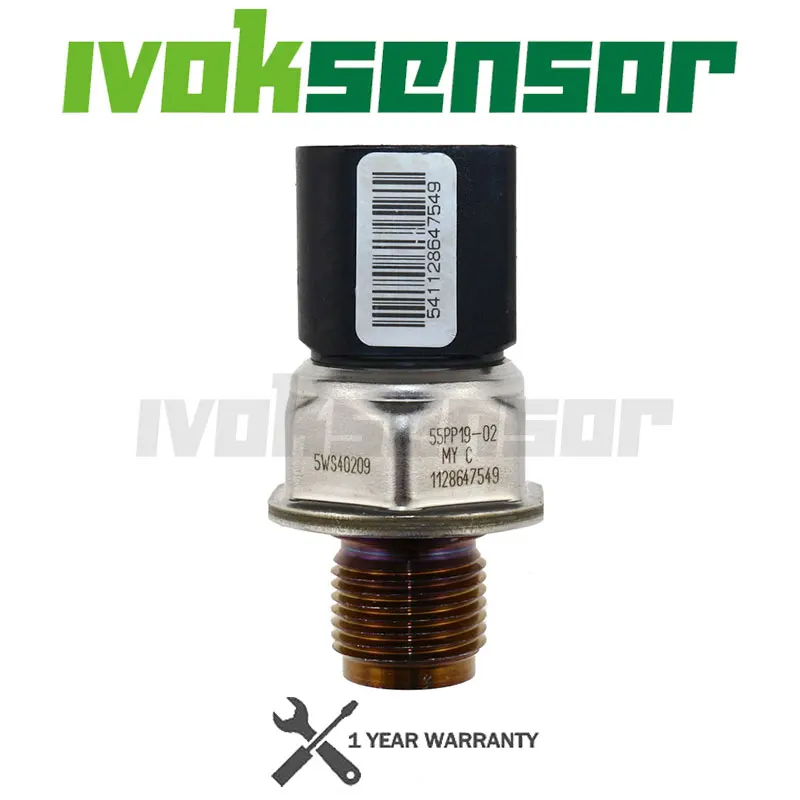 

5WS40209 55PP19-02 Оригинальный датчик давления топливной рампы для Land Rover DISCOVERY LR3 LR4 2,7 дизельная резьба M18X1,5