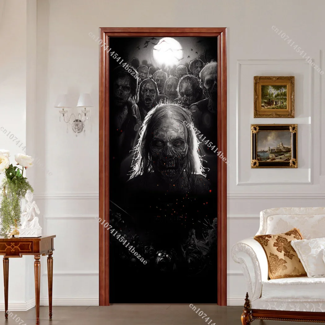 

Дверная наклейка Halloween Horror ПВХ
