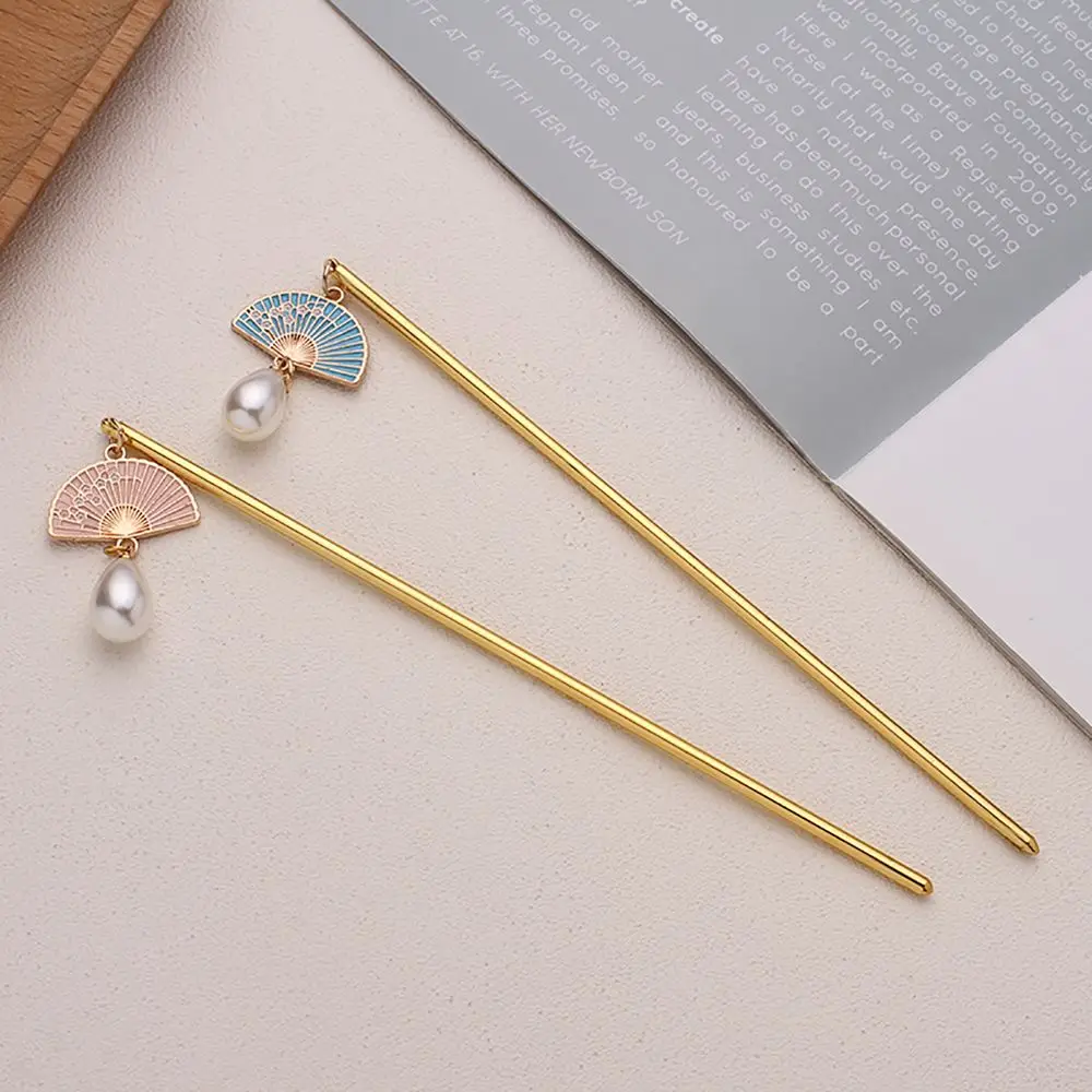 

Hair Fork Hair Ornaments Gift Fan Tassels Hair Stick Hairstyle Design Tool Women Hair Accessories Chinese Style Hairpin