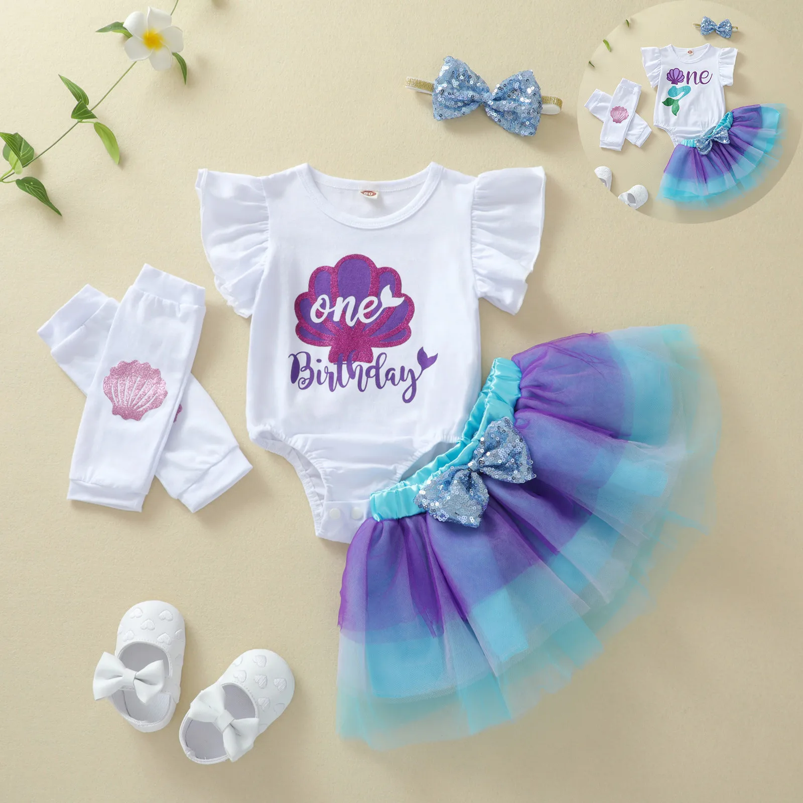 

Infant Birthday Baby Girls Set Letter Printed Bodysuit+Princess Dress Party Kids Toddler Costume Sweet Children Girls Clothing