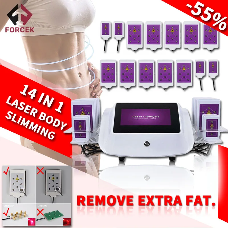 Hot Sales Lipo Laser Slimming Fat Reduce System Machine Lipolysis Slimming System Fat Burning Body Shaping Slimming Machine
