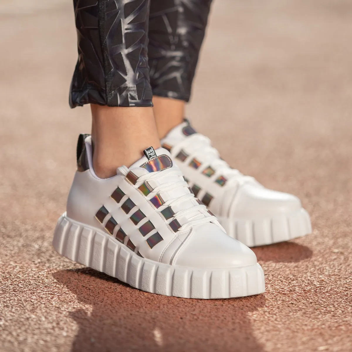 

BveA Store Fashion Spring Summer Women Sexy Comfortable Daily Mitn White Skin Lace-Up Sports Shoes