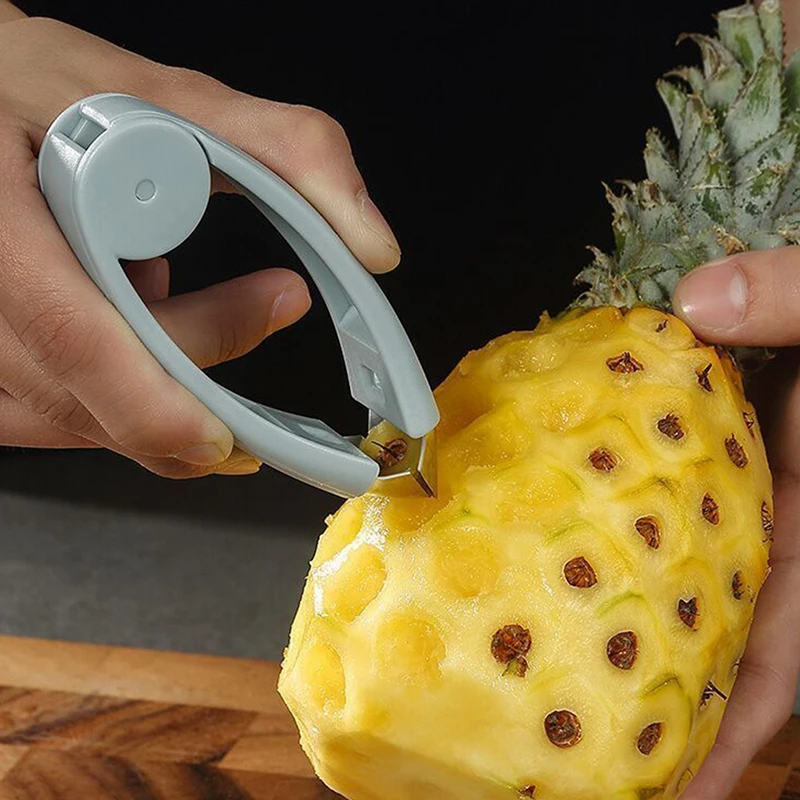 

Stainless Steel Strawberry Pineapple Eye Peeler Fruit and Vegetable Practical Seed Remover Clip Fruit Tools Kitchen Gadgets