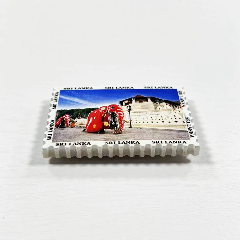 Туристические сувениры со слоном Шри-Ланки 3D магнитные наклейки на холодильник