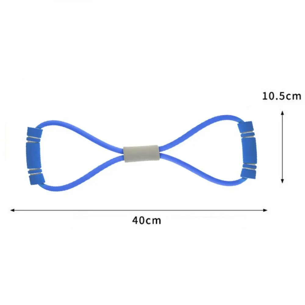Растягивающаяся лента для йоги эспандер груди 8-образная эластичная пилатеса