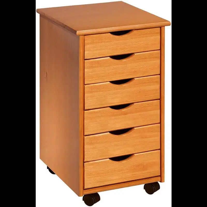 

Roll Cart,Mobile File Cabinets,File Cabinets,Original Roll Cart,Solid Wood,6 Drawer