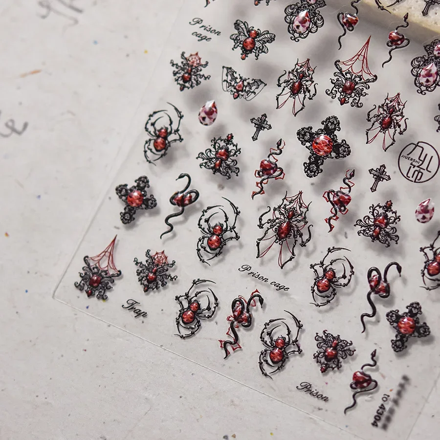 Хэллоуин ужасный кроваво-красный темный паук Lair Snake Высокое качество желе серии