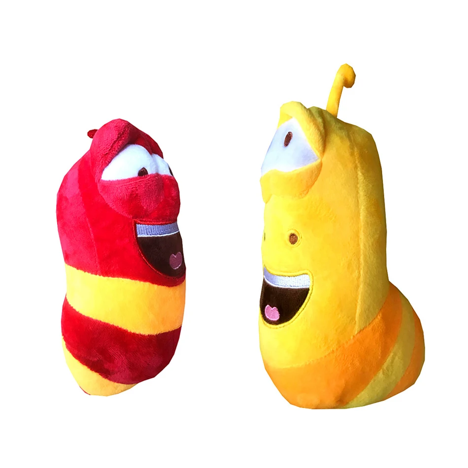 

XZCAI LARVA Plush Toys Korean Anime Fun Insect Slug Creative Larva Plush Toys Cute Stuffed Worm Dolls For Children Birthday Gift