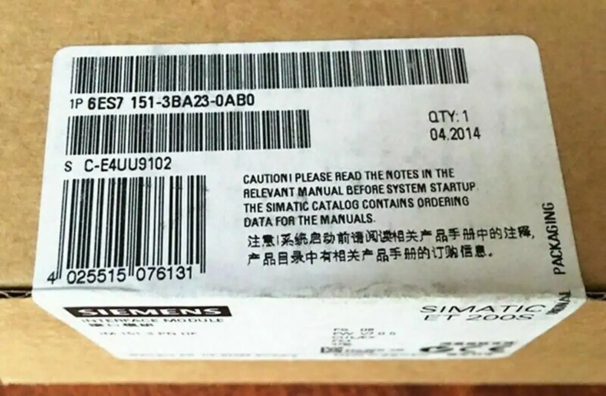 

Brand New Siemens 6ES7151-3BA23-0AB0 6ES7151 3BA23 0AB0