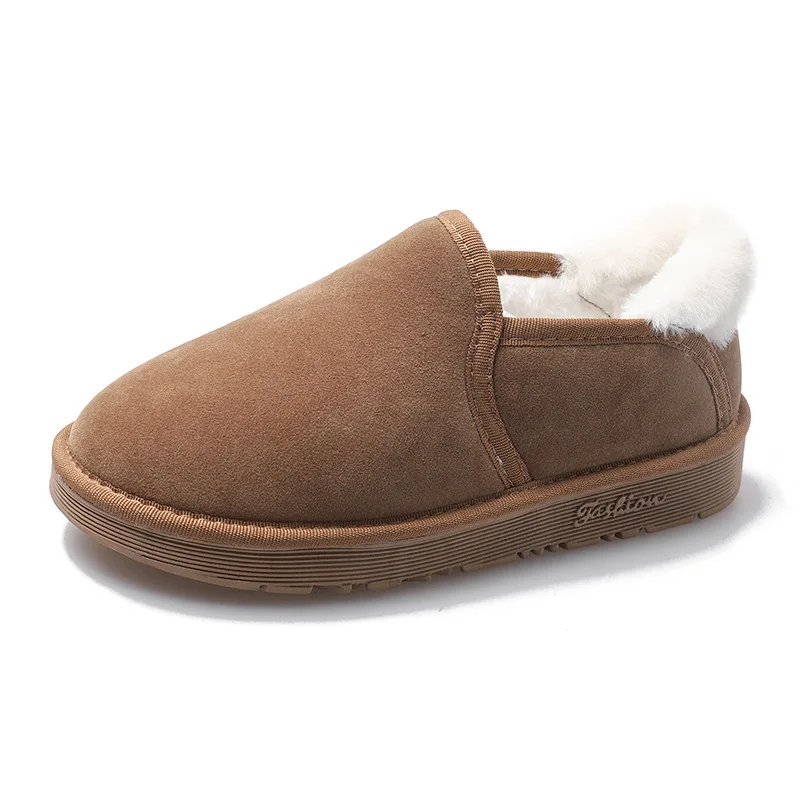 

Winter New Women's Velvet Snow Boots Plus Velvet Warm Flat Shoes for Women